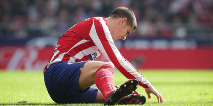 MADRID, SPAIN - JANUARY 26: Alvaro Morata of Atletico de Madrid reacts as he fail to score during the Liga match between Club Atletico de Madrid and CD Leganes at Wanda Metropolitano on January 26, 2020 in Madrid, Spain. (Photo by Gonzalo Arroyo Moreno/Getty Images)
