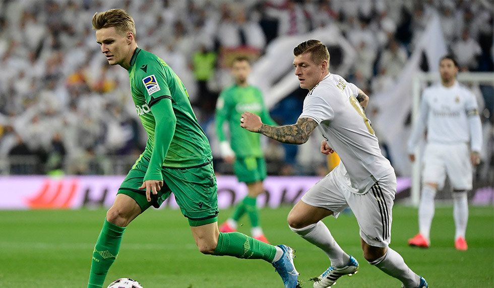 Martin Odegaard Toni Kroos
