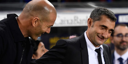 Zinedine Zidane Ernesto Valverde