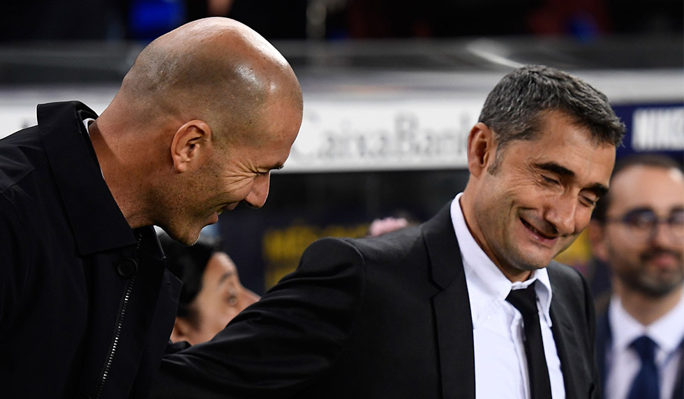 Zinedine Zidane Ernesto Valverde