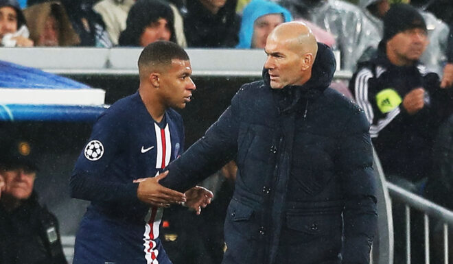 Kylian Mbappe Zinedine Zidane