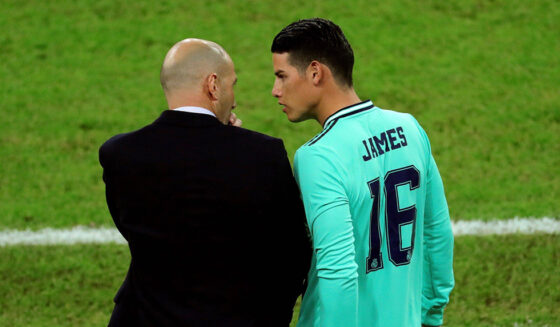 Zinedine Zidane James Rodriguez