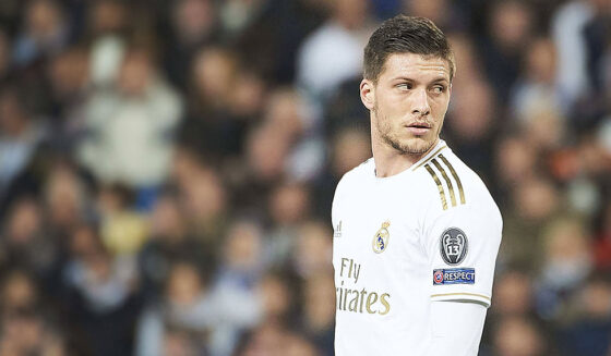 February 26, 2020, Madrid, Spain: Luka Jovic forward Real Madrid in action during the UEFA Champions League round of 16 first leg match between Real Madrid and Manchester City F.C. at Santiago Bernabeu on February 26, 2020 in Madrid, Spain Real Madrid vs Manchester City F.C. UEFA Champions League PUBLICATIONxINxGERxSUIxAUTxONLY - ZUMAg15 20200226zafg15151 Copyright: xJackxAbuinx
