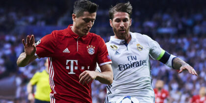 Robert Lewandowski Sergio Ramos