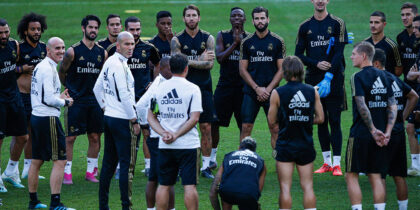 Real Madrid Team Training