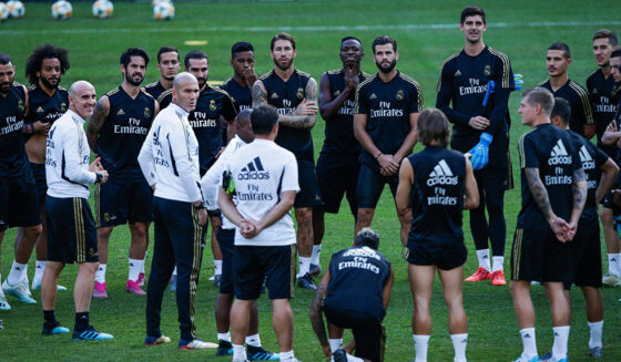 Real Madrid Team Training