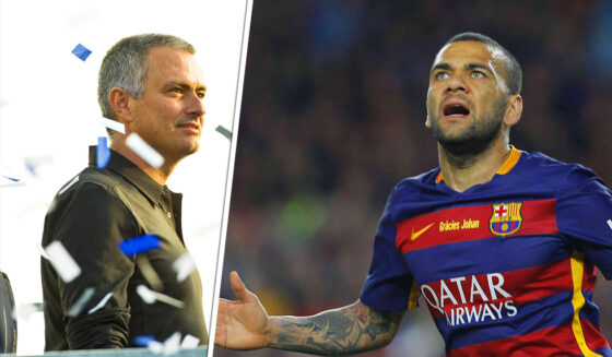 José Mourinho, Dani Alves José Mourinho Dani Alves