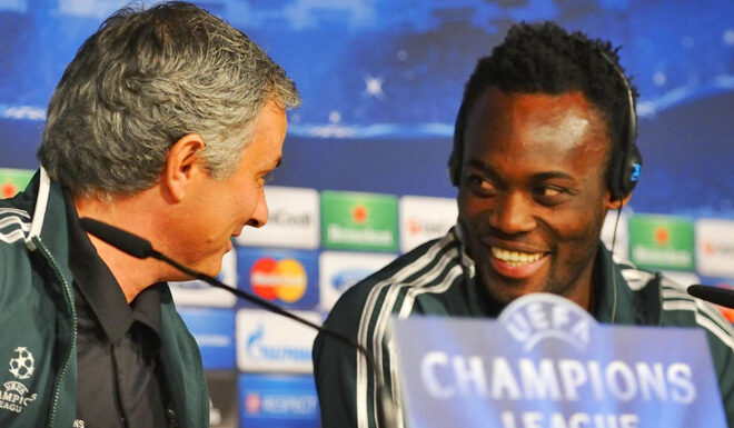 José Mourinho, Michael Essien José Mourinho Michael Essien