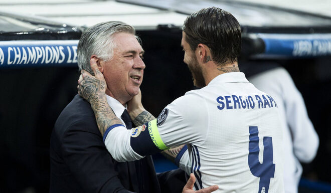 Carlo Ancelotti Sergio Ramos