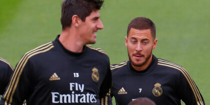 Thibaut Courtois Eden Hazard