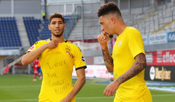 Achraf Hakimi George Floyd