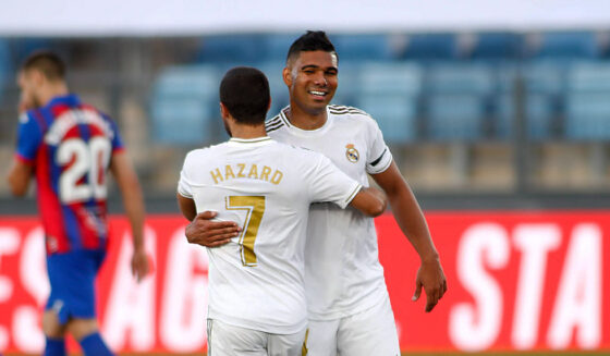 Casemiro und Eden Hazard Casemiro Eden Hazard