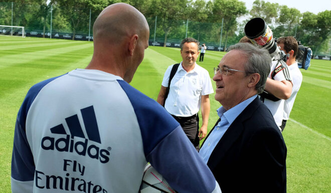Florentino Perez Zinedine Zidane