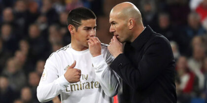 Zinedine Zidane James Rodriguez