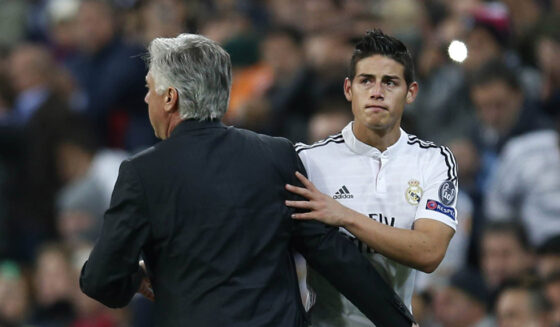 Carlo Ancelotti James Rodriguez