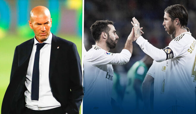 Zidane, Carvajal und Ramos