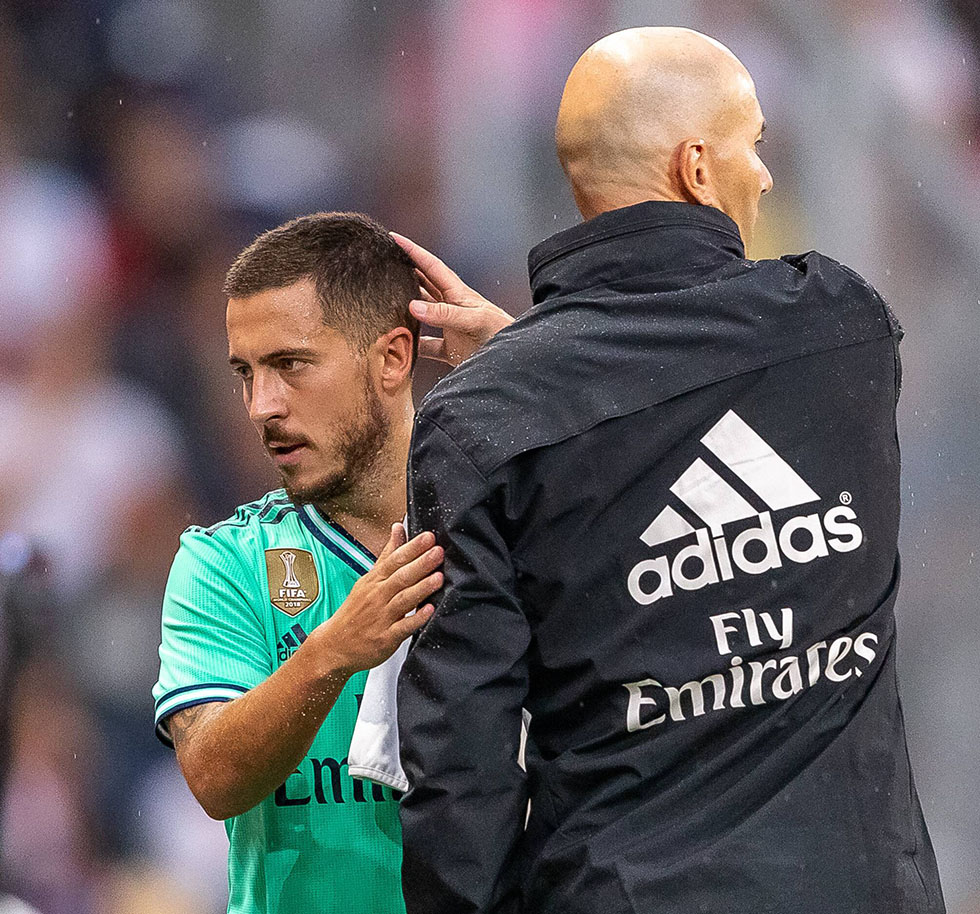 Eden Hazard Zinedine Zidane