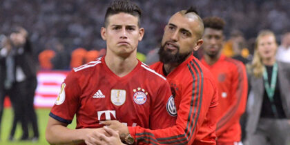 James Rodríguez Arturo Vidal
