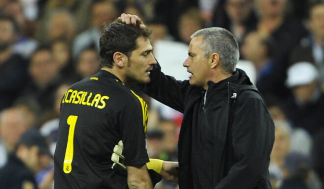 Iker Casillas Jose Mourinho