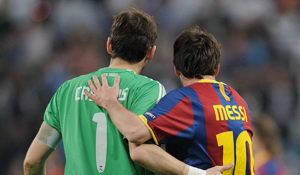 Iker Casillas Lionel Messi