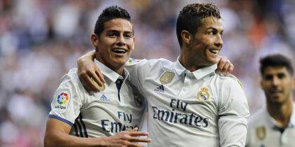 James Rodriguez Cristiano Ronaldo