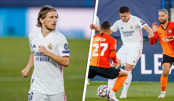 Luka Modrić und Luka Jović Luka Modrić und Luka Jović