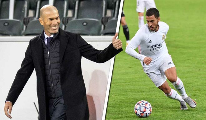 Zinédine Zidane, Eden Hazard