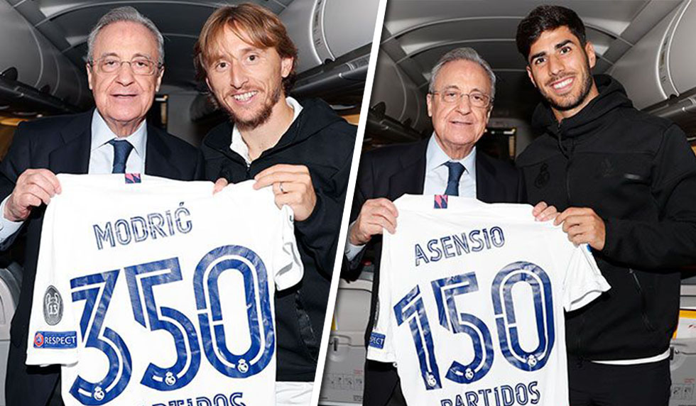 luka modric marco asensio florentino perez