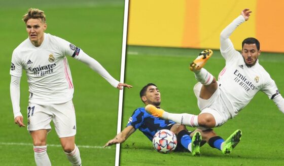 Odegaard Hakimi Hazard