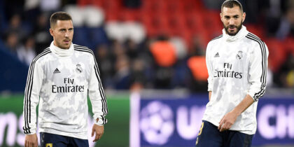 Eden Hazard Karim Benzema