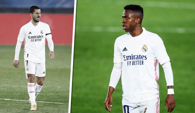 Eden Hazard, Vinícius Júnior Eden Hazard, Vinícius Júnior