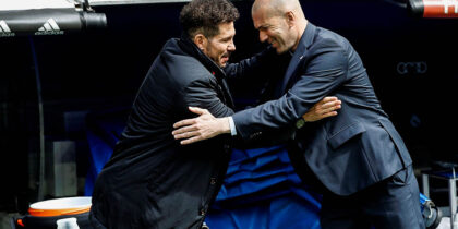Diego Simeone Zinédine Zidane Derbi madrileño