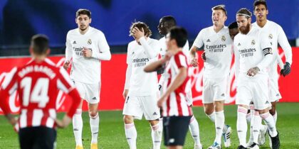 Real Madrid Athletic Bilbao Jubel Toni Kroos Team