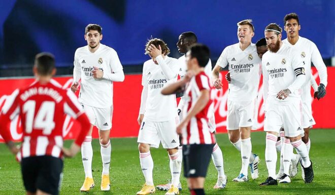 Real Madrid Athletic Bilbao Jubel Toni Kroos Team