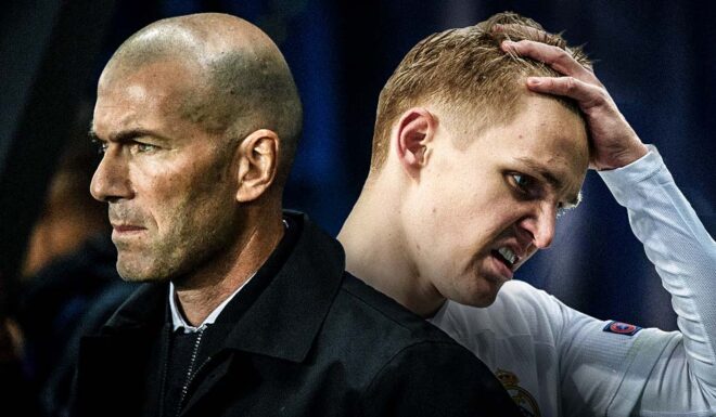Zinédine Zidane und Martin Ødegaard