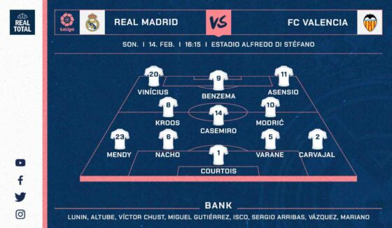 Reals voraussichtliche Startelf gegen Valencia
