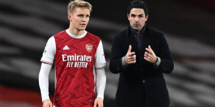 Martin Odegaard Mikel Arteta
