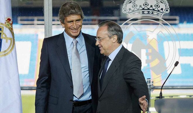 Manuel Pellegrini und Florentino Pérez Manuel Pellegrini und Florentino Pérez