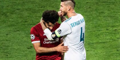 Mohamed Salah Sergio Ramos Kiew 2018
