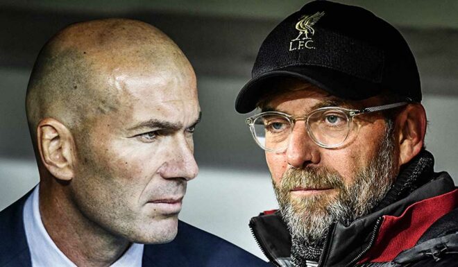 Zinédine Zidane, Jürgen Klopp Zinédine Zidane Jürgen Klopp