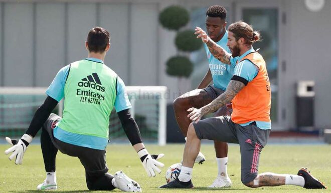 Courtois, Vinicius, Ramos