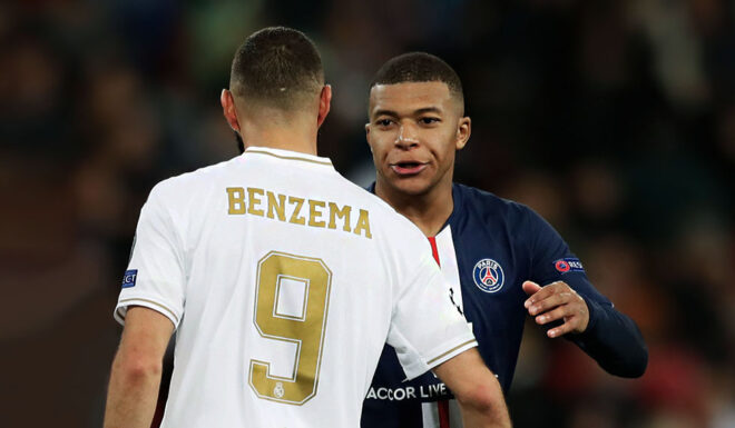 Karim Benzema Kylian Mbappe