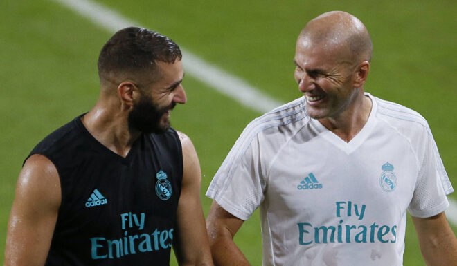 Karim Benzema Zinedine Zidane