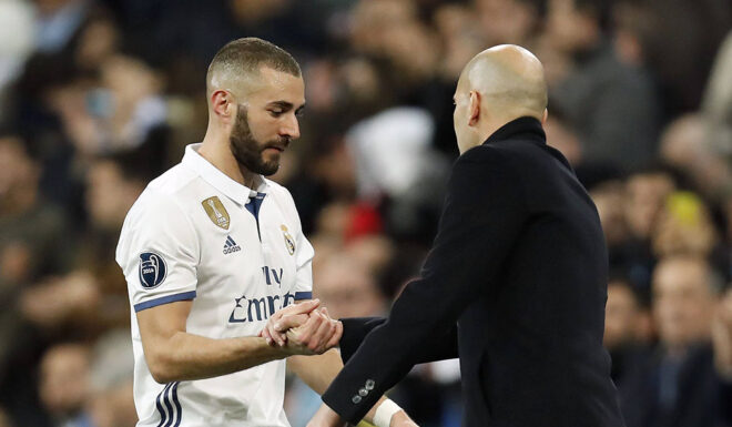 Karim Benzema Zinedine Zidane