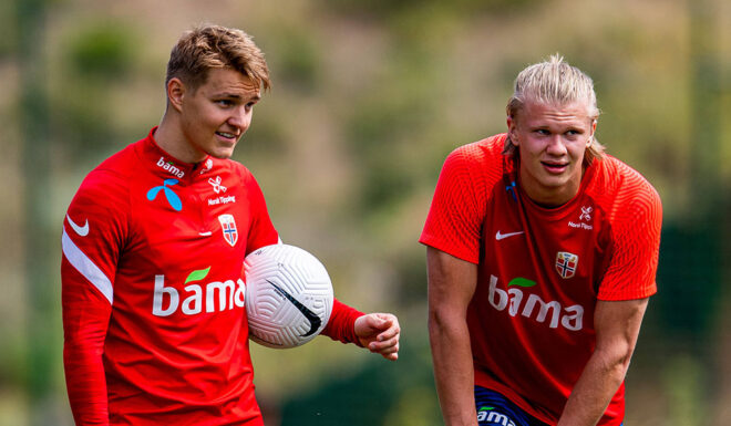 Martin Odegaard Erling Haaland