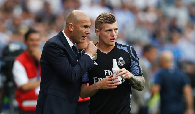 Zinedine Zidane Toni Kroos
