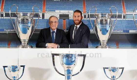 Florentino Perez Sergio Ramos