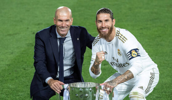 Sergio Ramos Zinedine Zidane