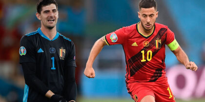 Thibaut Courtois Eden Hazard