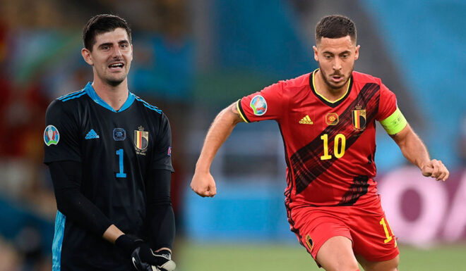 Thibaut Courtois Eden Hazard